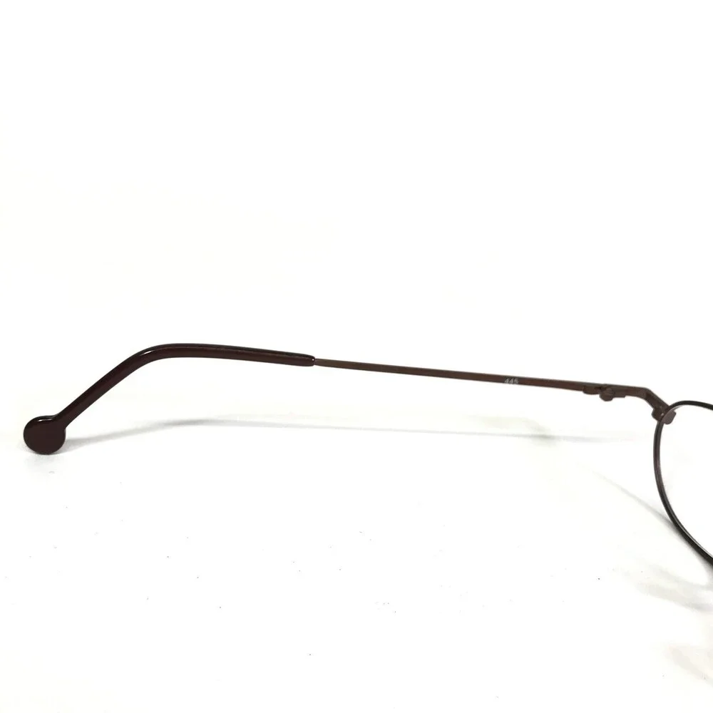 Vintage la Eyeworks Eyeglasses Frames ELOISE 445 Matte Brown Round 42-20-130